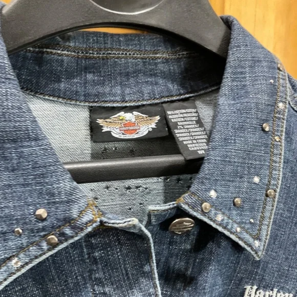 Harley Davidson Denim Jacket - Picture 4 of 5